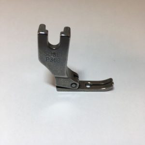 Prensatelas de metal para cremallera doble para máquina industrial