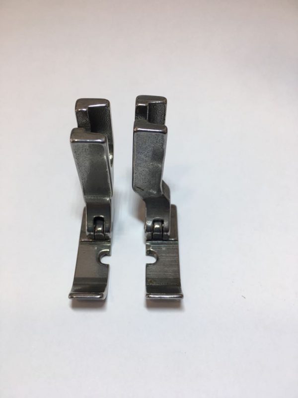 Prensatelas de metal para cremalleras 'Izquierdo-Derecho' para máquina industrial - Imagen 2