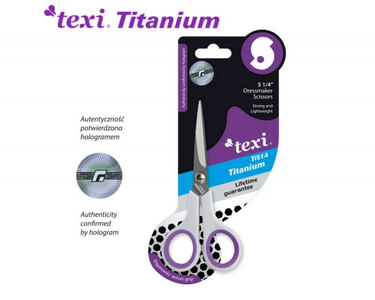 Tijeras de titanio TEXI 13 cm