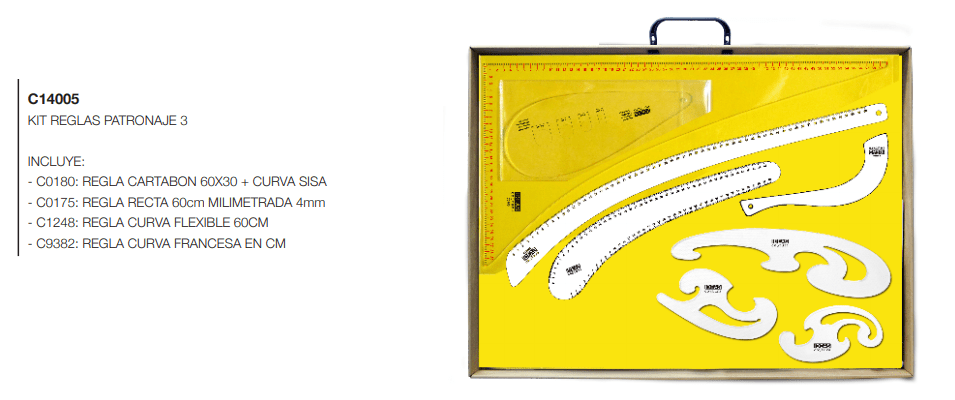 Kit reglas de costura – Todocostura