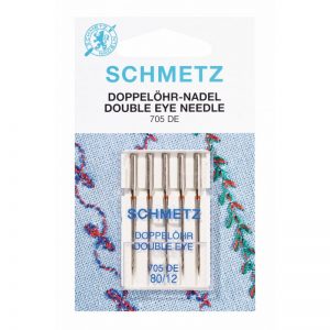 Agujas Schmetz Doble Ojo