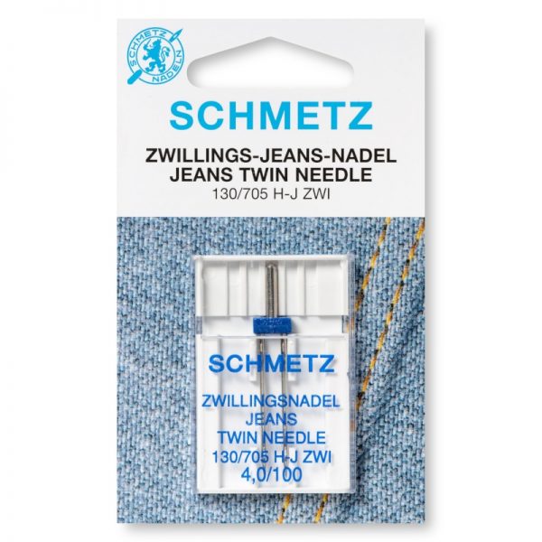 Aguja Schmetz Gemela Vaqueros 4 mm