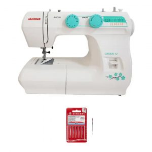 JANOME GREEN12 + Agujas