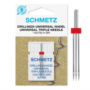 Aguja Schmetz Universal Triple nº 80
