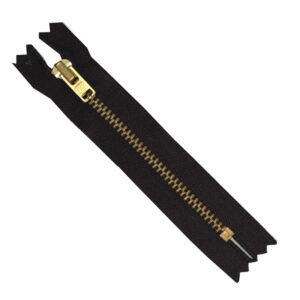 Cremallera dorada malla sin separador "YKK"